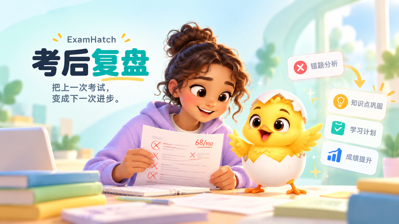 考后复盘：把上一次考试，变成下一次进步。